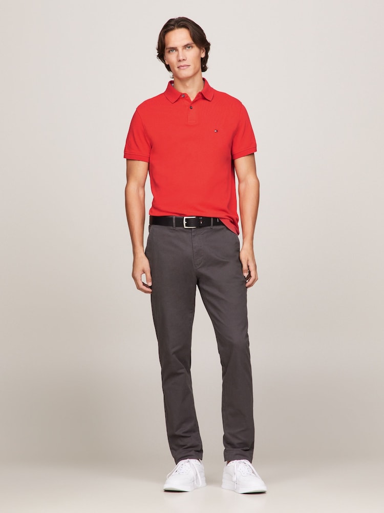 Rot - Tommy Hilfiger 1985 Polo-Shirt in Regular Fit - Bild 2 von 6