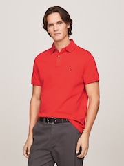 Rot - Tommy Hilfiger 1985 Polo-Shirt in Regular Fit - Bild 4 von 6