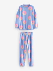Donut Print Cosy Fleece Pyjamas (3-16yrs) - Image 5 of 8