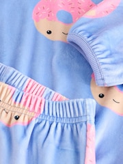 Donut Print Cosy Fleece Pyjamas (3-16yrs) - Image 7 of 8