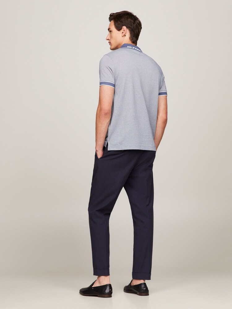 Tommy Hilfiger Blue Oxford Collar Polo T-Shirt - Image 2 of 5