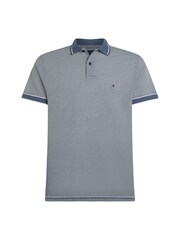 Tommy Hilfiger Blue Oxford Collar Polo T-Shirt - Image 4 of 5