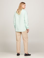 Tommy Hilfiger Linen Pigment Dyed Shirt - Image 2 of 4
