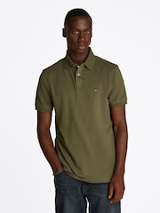Tommy Hilfiger Khaki Green 1985 Regular Fit Stretch Polo Shirt - Image 2 of 7