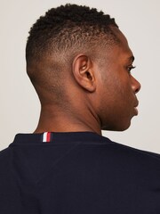 Tommy Hilfiger Blue Big And Tall Track 100% Cotton Graphic T-Shirt - Image 4 of 4