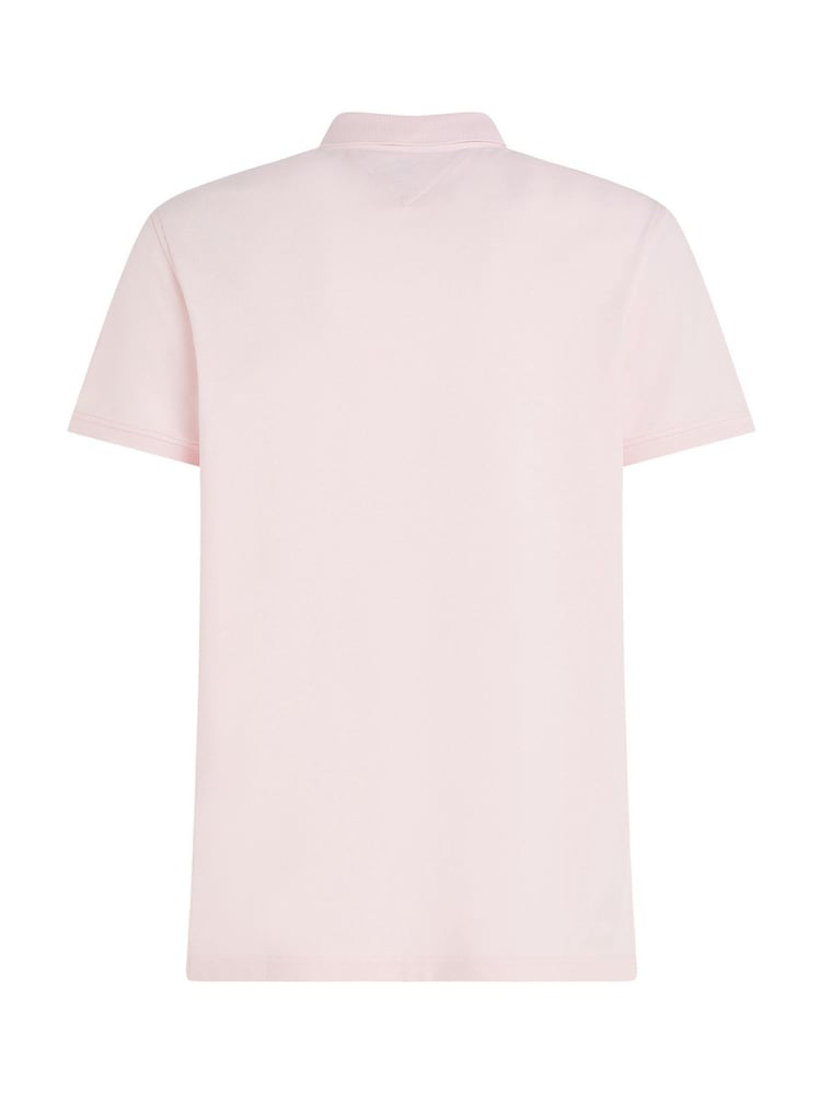 Tommy Hilfiger Light Pink 1985 Regular Fit Stretch Polo Shirt - Image 5 of 6