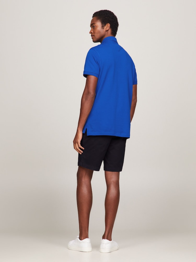 Tommy Hilfiger Cobalt Blue 1985 Regular Fit Polo Shirt - Image 2 of 4 Tommy Hilfiger Cobalt Blue 1985 Regular Fit Polo Shirt - Image 2 of 4
