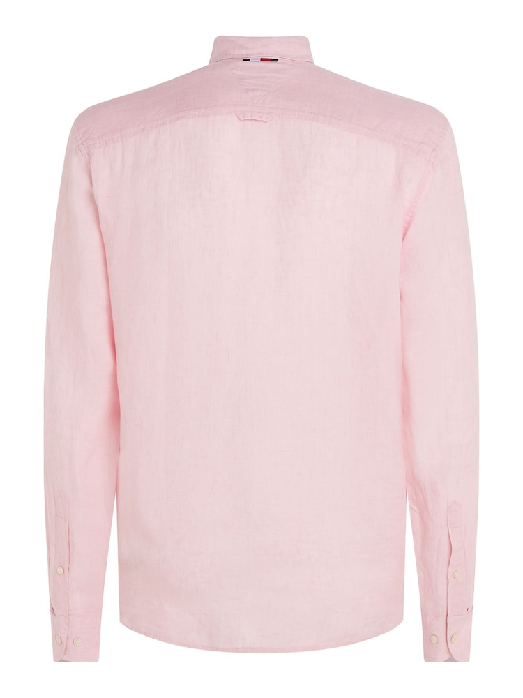 Tommy Hilfiger Linen Pigment Dyed Shirt - Image 5 of 6
