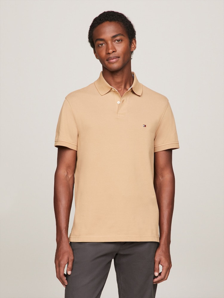 Natur/Creme - Tommy Hilfiger 1985 Polo-Shirt in Regular Fit - Bild 2 von 5