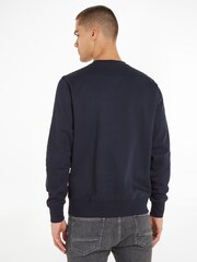 Tommy Hilfiger Navy Blue 1985 Crew Neck Sweater - Image 2 of 5