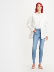 Levi's® Blue 720 Hirise Super Skinny Jeans - Image 1 of 9