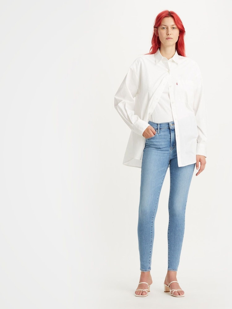 Levi's® Blue 720 Hirise Super Skinny Jeans - Image 1 of 9