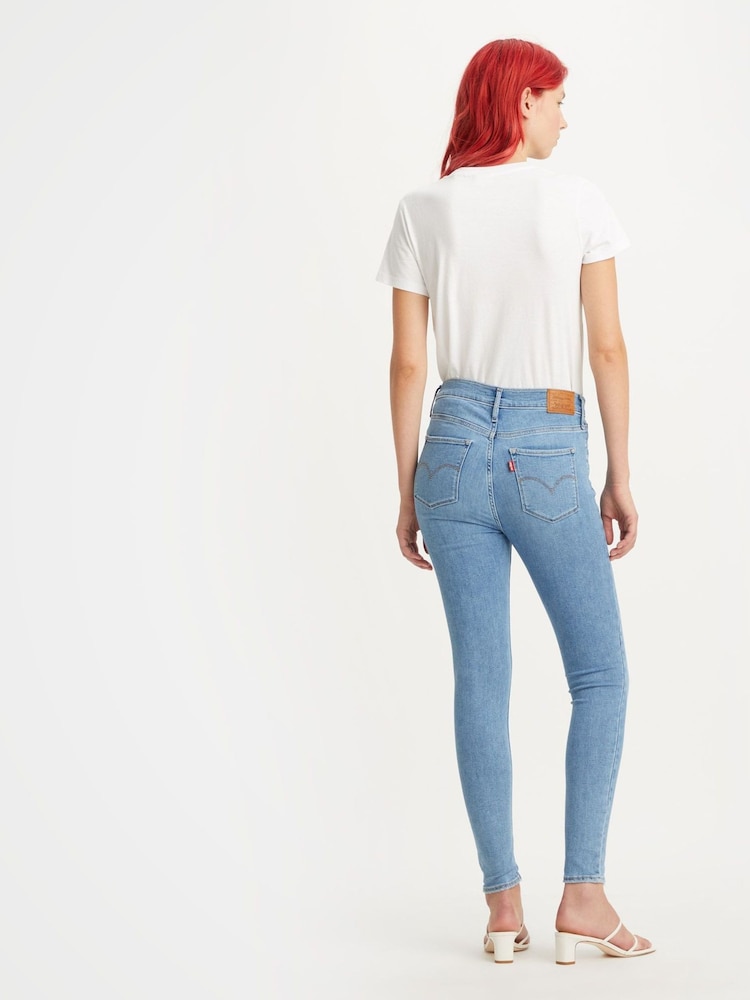 Levi's® Blue 720 Hirise Super Skinny Jeans - Image 2 of 9