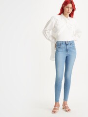 Levi's® Blue 720 Hirise Super Skinny Jeans - Image 3 of 9