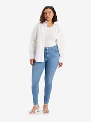 Levi's® Blue 720 Hirise Super Skinny Jeans - Image 5 of 9