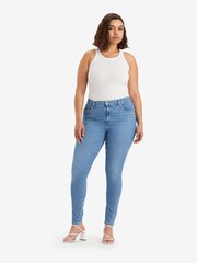 Levi's® Blue 720 Hirise Super Skinny Jeans - Image 7 of 9