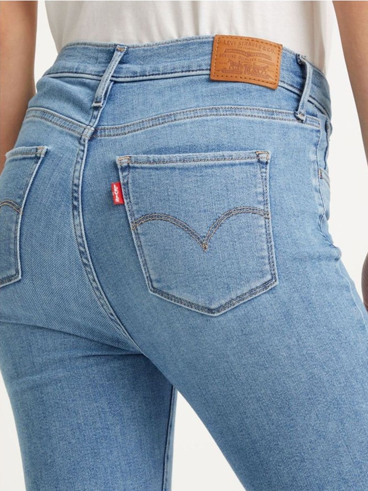 Levi's® Blue 720 Hirise Super Skinny Jeans - Image 9 of 9