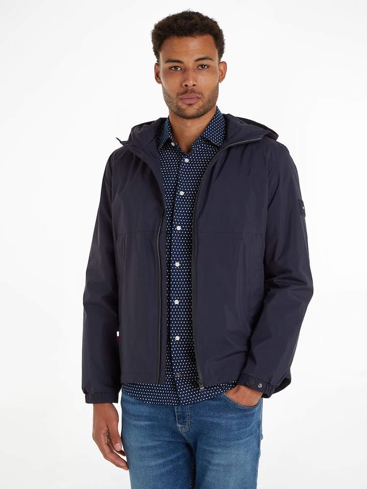 Tommy Hilfiger Blue Portland Hooded Jacket - Image 1 of 5