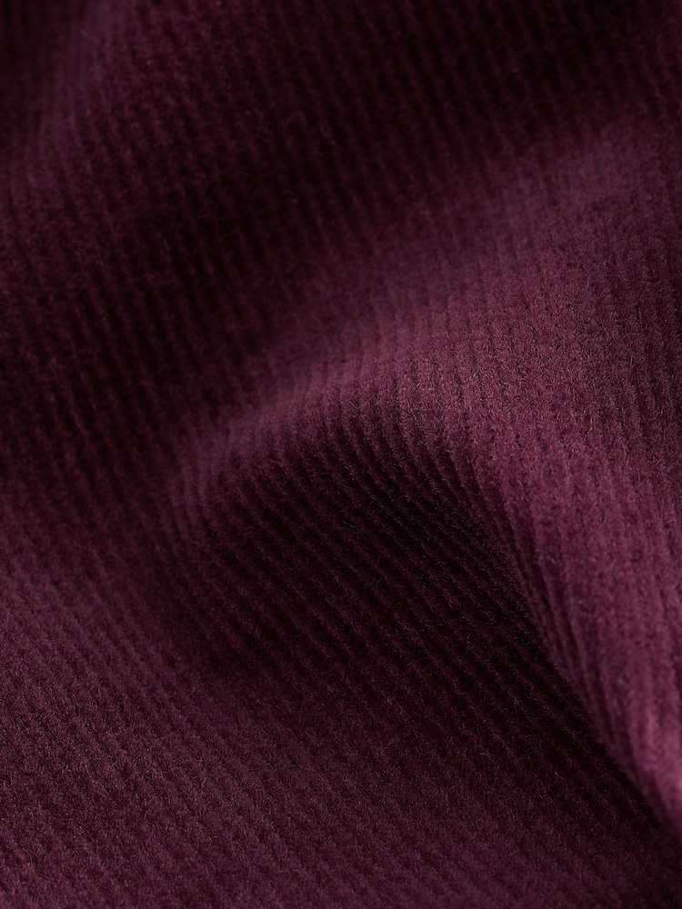 Burgundy Cord Flared Trousers - Image 7 of 7