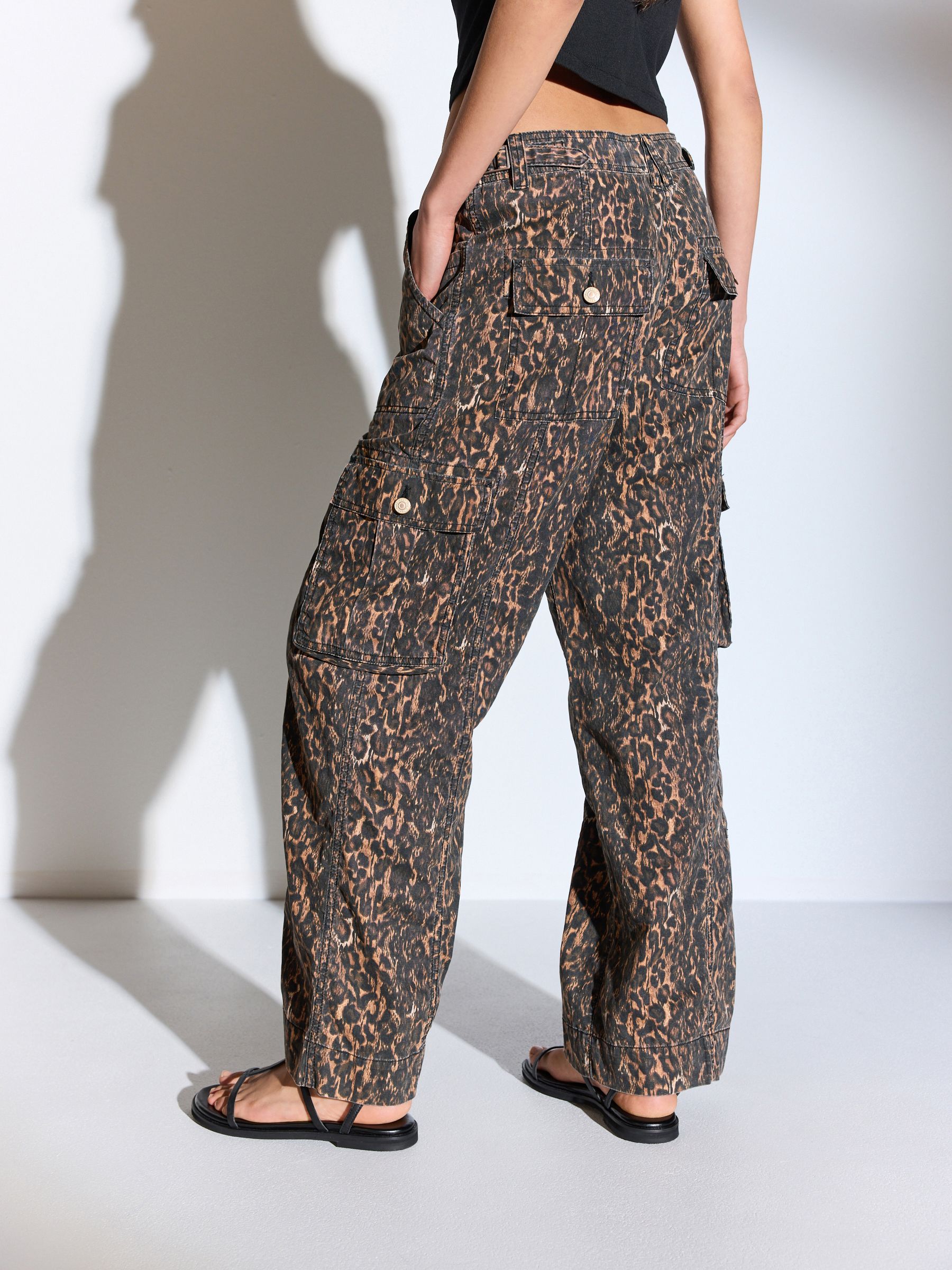 Buy Animal 100% Cotton Adjustable Waist Cargo Trousers from