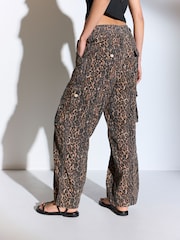 Animal 100% Cotton Adjustable Waist Cargo Trousers - Image 3 of 6