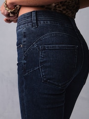 Inky Blue Flared Lift Slim And Shape Bootcut Jeans - Image 5 of 5