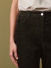 Green Cord Flared Trousers - Image 4 of 7