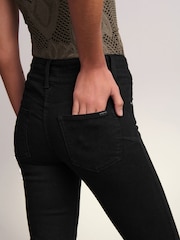 Black Flared Lift Slim And Shape Bootcut Jeans - Image 5 of 8