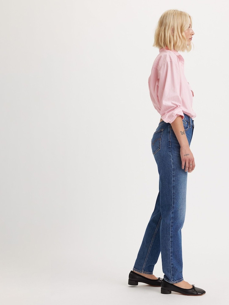 Levi's® Blue 80S Mom 100% Cotton Jeans - Image 2 of 8