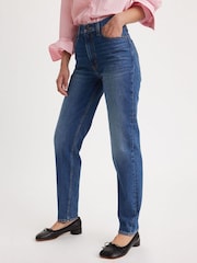 Levi's® Blue 80S Mom 100% Cotton Jeans - Image 3 of 8