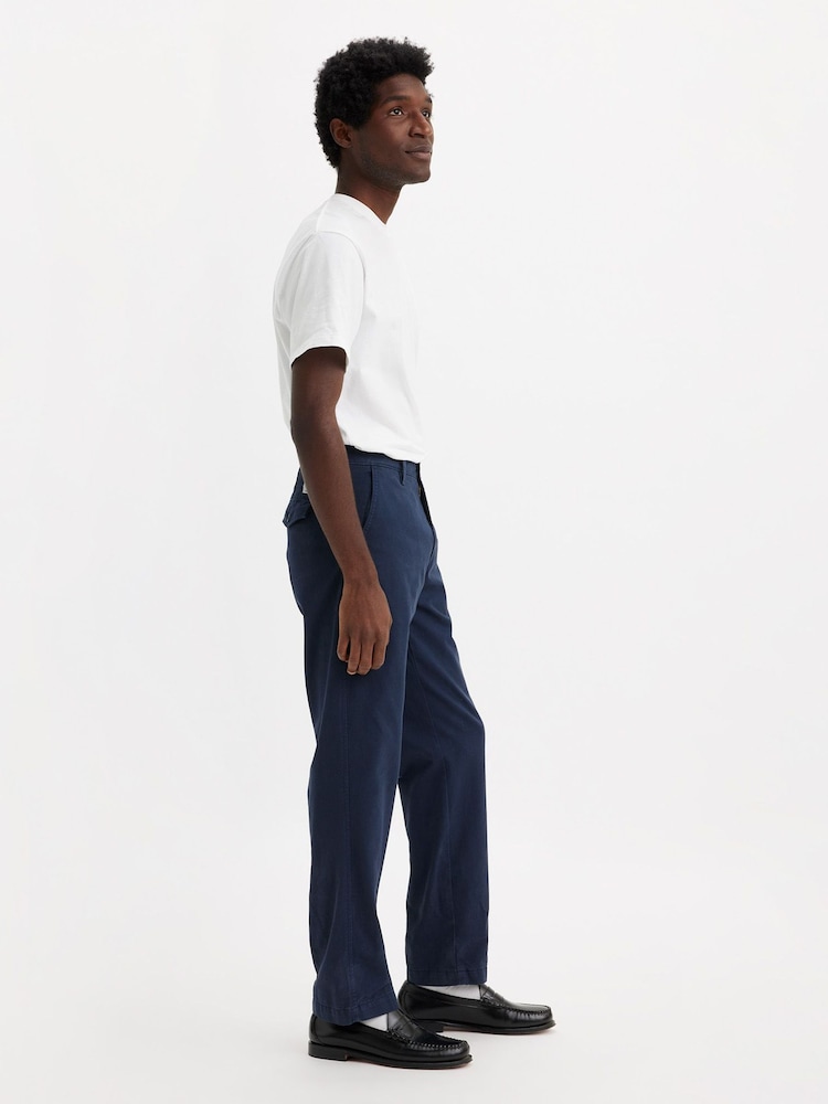 Levi's® Blue Chino Authentic 100% Cotton Trousers - Image 5 of 6