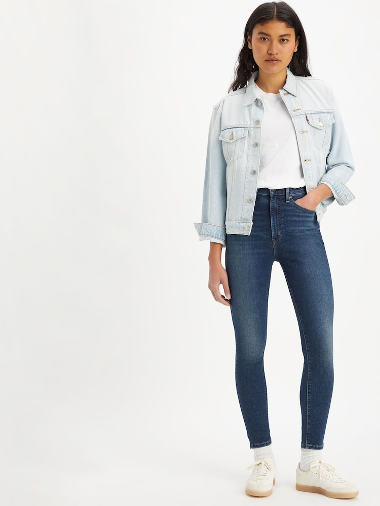 Levi's® Blue Retro High Skinny Jeans - Image 1 of 7