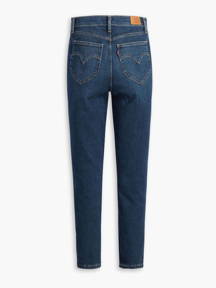 Levi's® Blue Retro High Skinny Jeans - Image 7 of 7