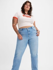 Синий - Укороченные джинсы Levi's® 501® - Изображение 1 из 6