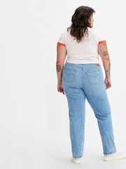Синий - Укороченные джинсы Levi's® 501® - Изображение 2 из 6