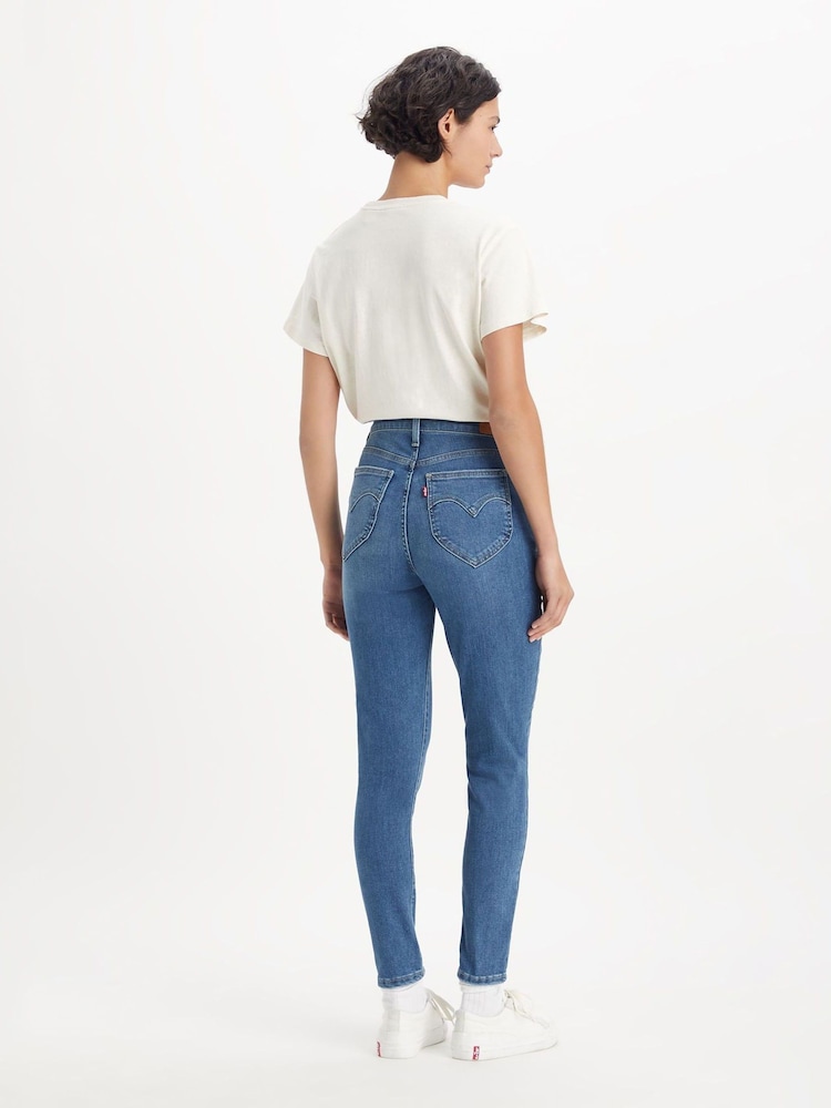 Levi's® Blue Retro High Skinny Jeans - Image 2 of 7