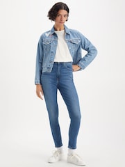 Levi's® Blue Retro High Skinny Jeans - Image 4 of 7