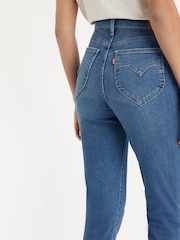 Levi's® Blue Retro High Skinny Jeans - Image 5 of 7