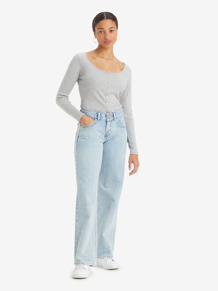 Levi's® Blue Superlow Loose Fit 100% Cotton Jeans - Image 1 of 1