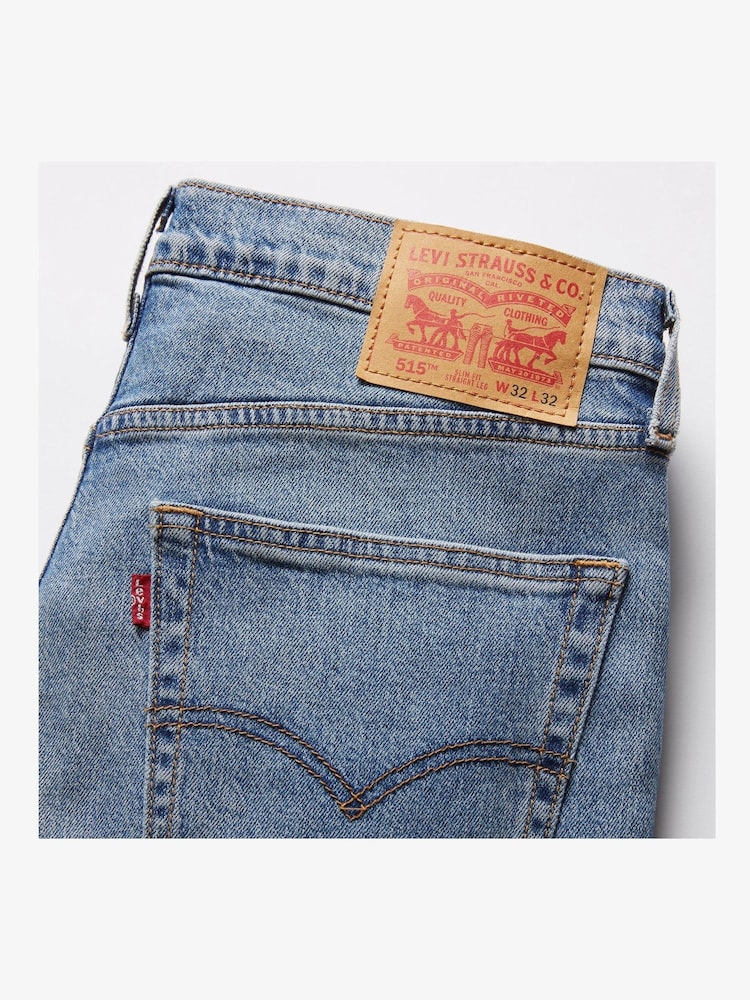 Levi's® Blue 515 Slim Fit Straight Jeans - Image 5 of 5