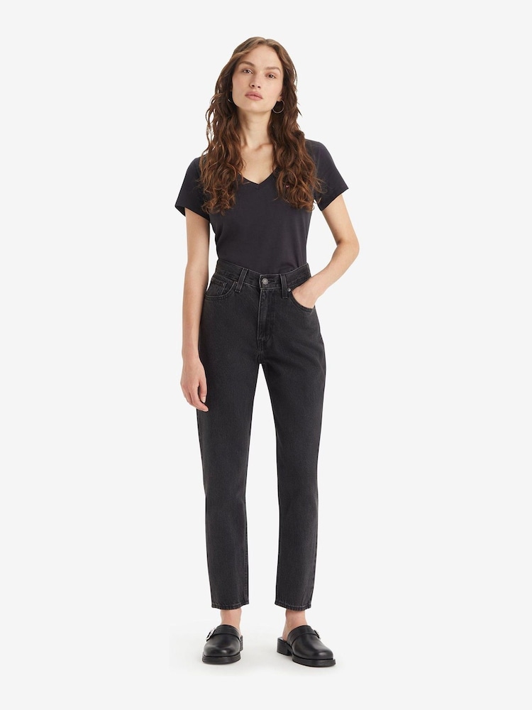 Levi's® Black 80S Mom 100% Cotton Jeans - Image 1 of 6