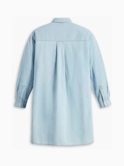 Levi's® Blue 100% Cotton Nola Shirt Dress - Image 6 of 7