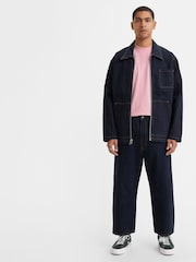 Levi's® Blue Skate Crop Carpenter 100% Cotton Jeans - Image 1 of 6