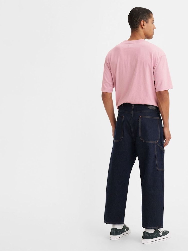 Levi's® Blue Skate Crop Carpenter 100% Cotton Jeans - Image 2 of 6