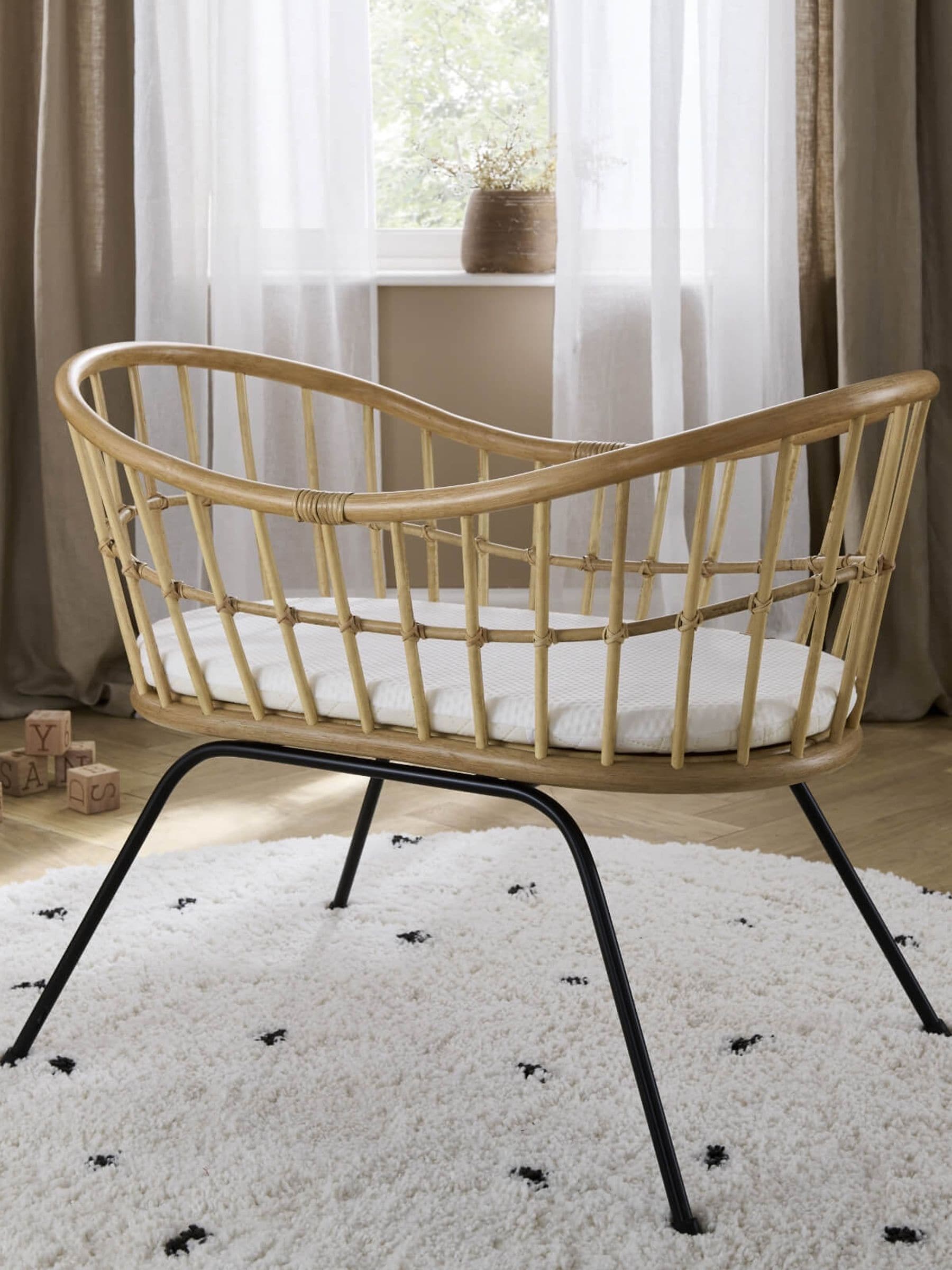 CuddleCo Aria Wave Crib, One Colour - Image 3