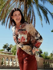 Brown Bermuda Knee Length 100% Cotton Shorts - Image 2 of 7