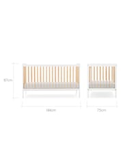 CuddleCo White Nola 2 Piece Nursery Furniture Set - Image 6 of 7