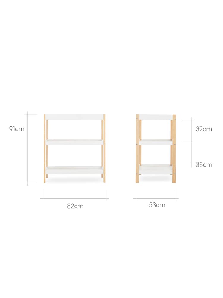 CuddleCo White Nola 2 Piece Nursery Furniture Set - Image 7 of 7