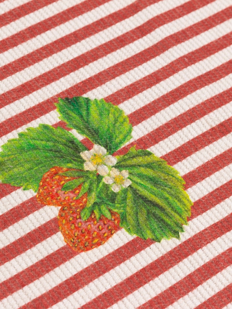 Wylder Candy Cane Strawberry Stripes 180x35cm Table Runner - Image 2 of 3