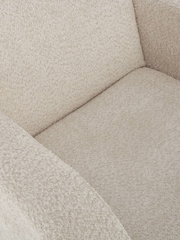 CuddleCo Brown Mushroom Etta Bouclé Nursing Rocking Chair - Image 2 of 6